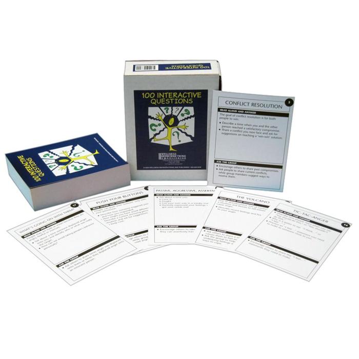 100 Interactive Questions Card Game