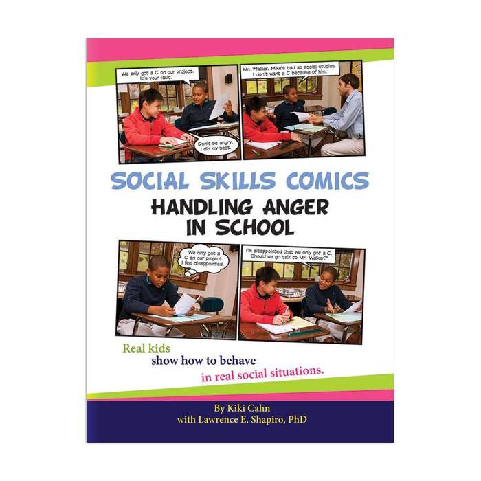 Social Skills Comics for Kids: Handling Anger in School