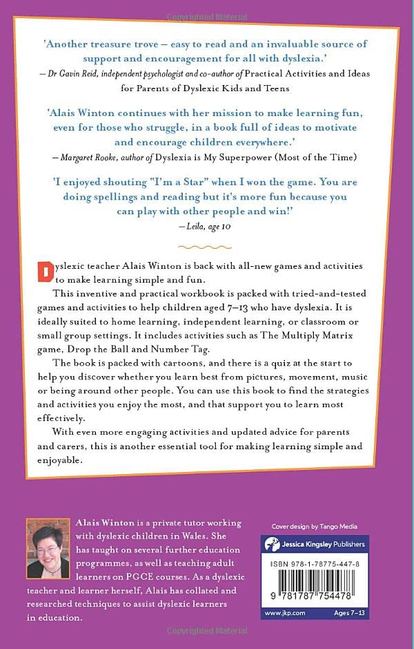 More Fun Games and Activities for Children with Dyslexia