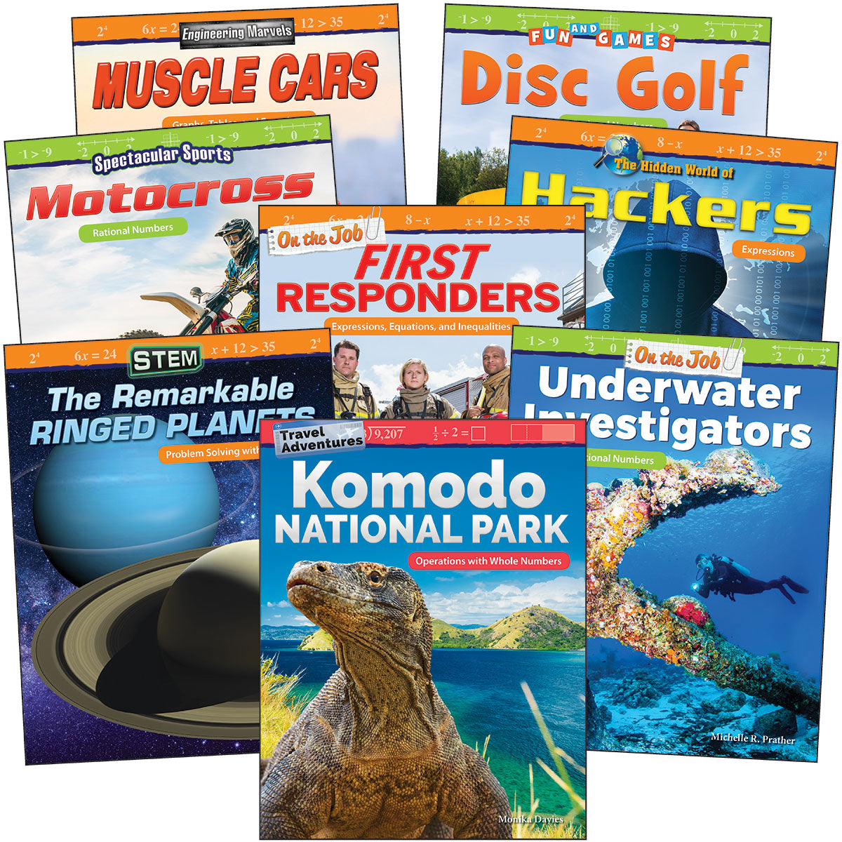 Operations & Algebraic Reasoning Grade 6: 8-Book Set