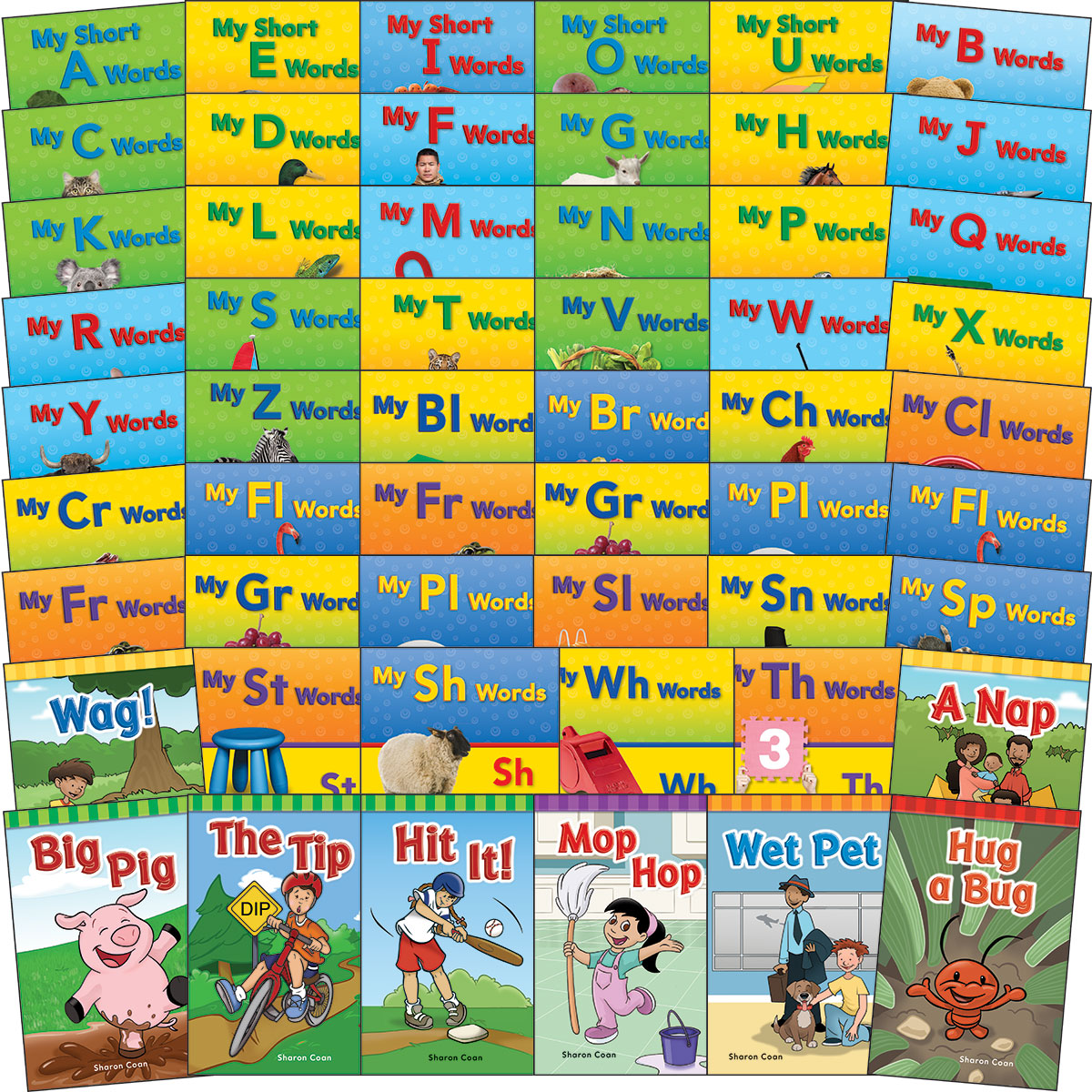 Phonics Grades PreK-K: 50-Book Set