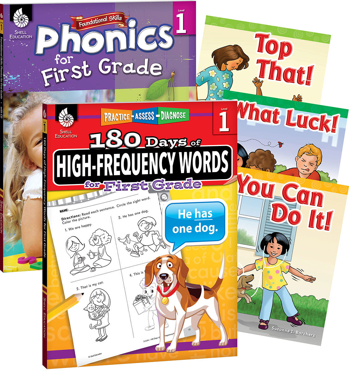 Learn-at-Home: Phonics Practice Reading Grade 1 Bundle: 5-Book Set