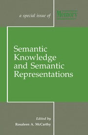 Semantic Knowledge and Semantic Representations