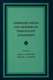 Emerging Issues and Methods in Personality Assessment