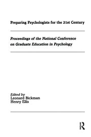 Preparing Psychologists for the 21st Century