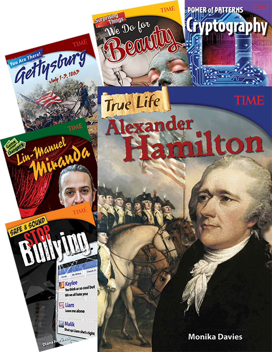 TIME Informational Text Grade 8 Set 1, 6-Book Set