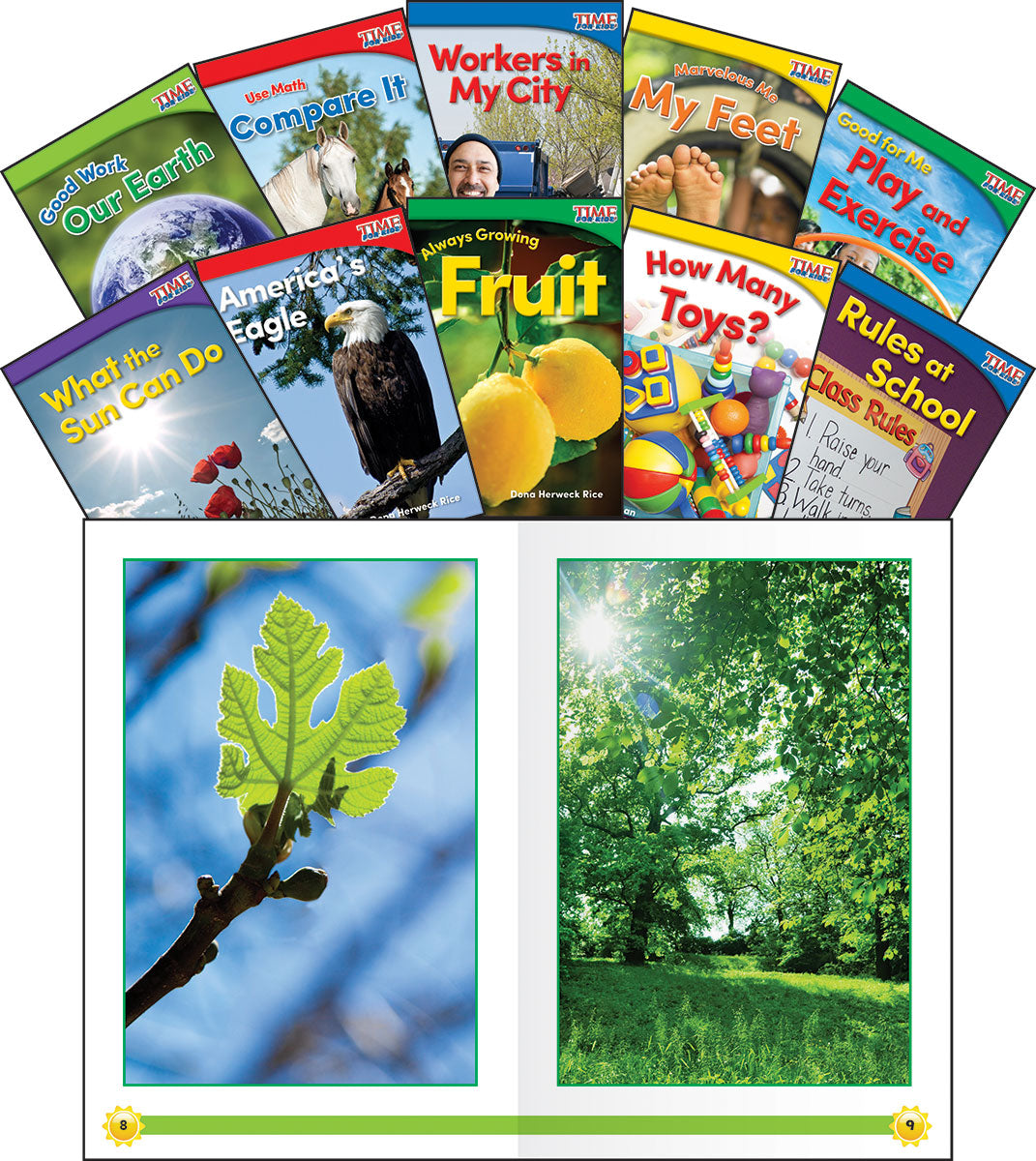 TIME FOR KIDS® Informational Text Grade K Readers Set 2 10-Book Set