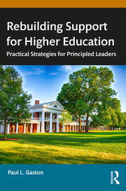 Rebuilding Support for Higher Education