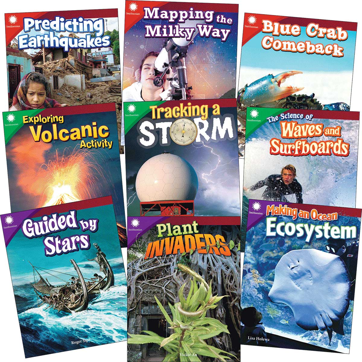 Smithsonian Informational Text: The Natural World Grades 3-5: 9-Book Set