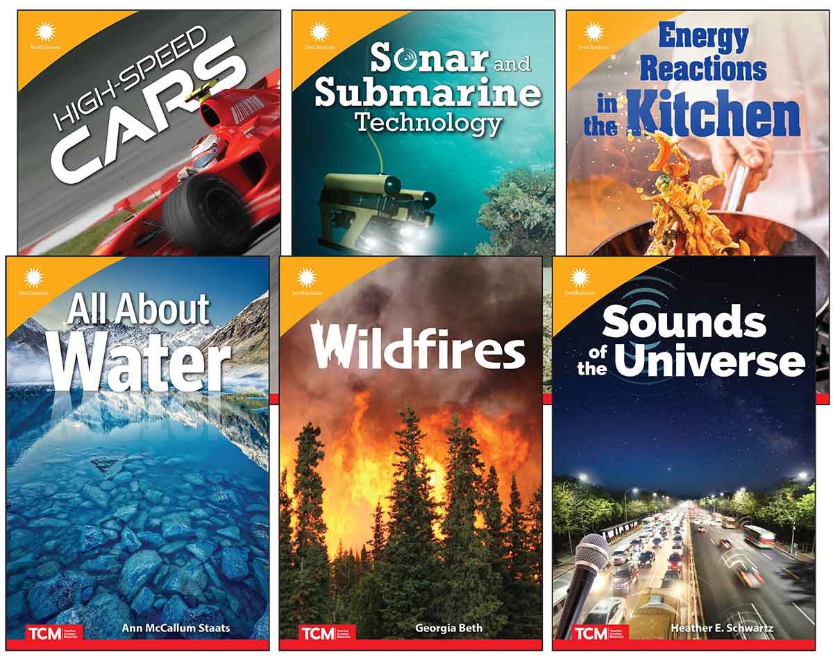 Smithsonian STEAM Physical Science Informational Text for Middle School 6-Book Set