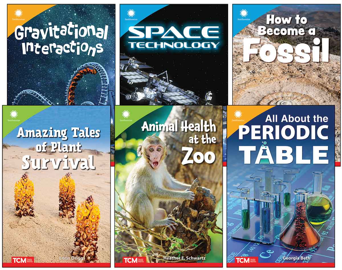 Smithsonian STEAM Bonus Assortment Informational Text for Middle School 6-Book Set