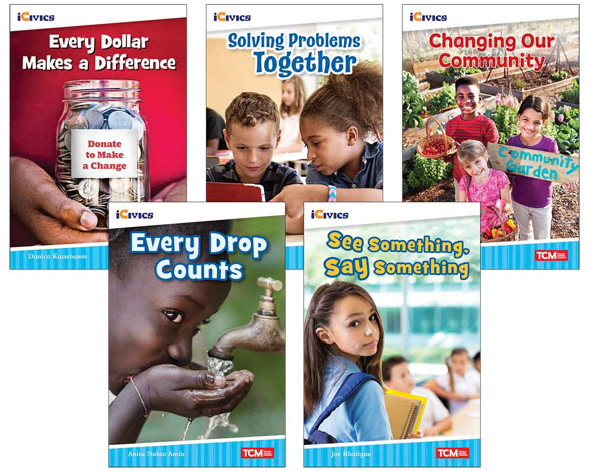 iCivics Grade 2: Community & Social Awareness 5-Book Set