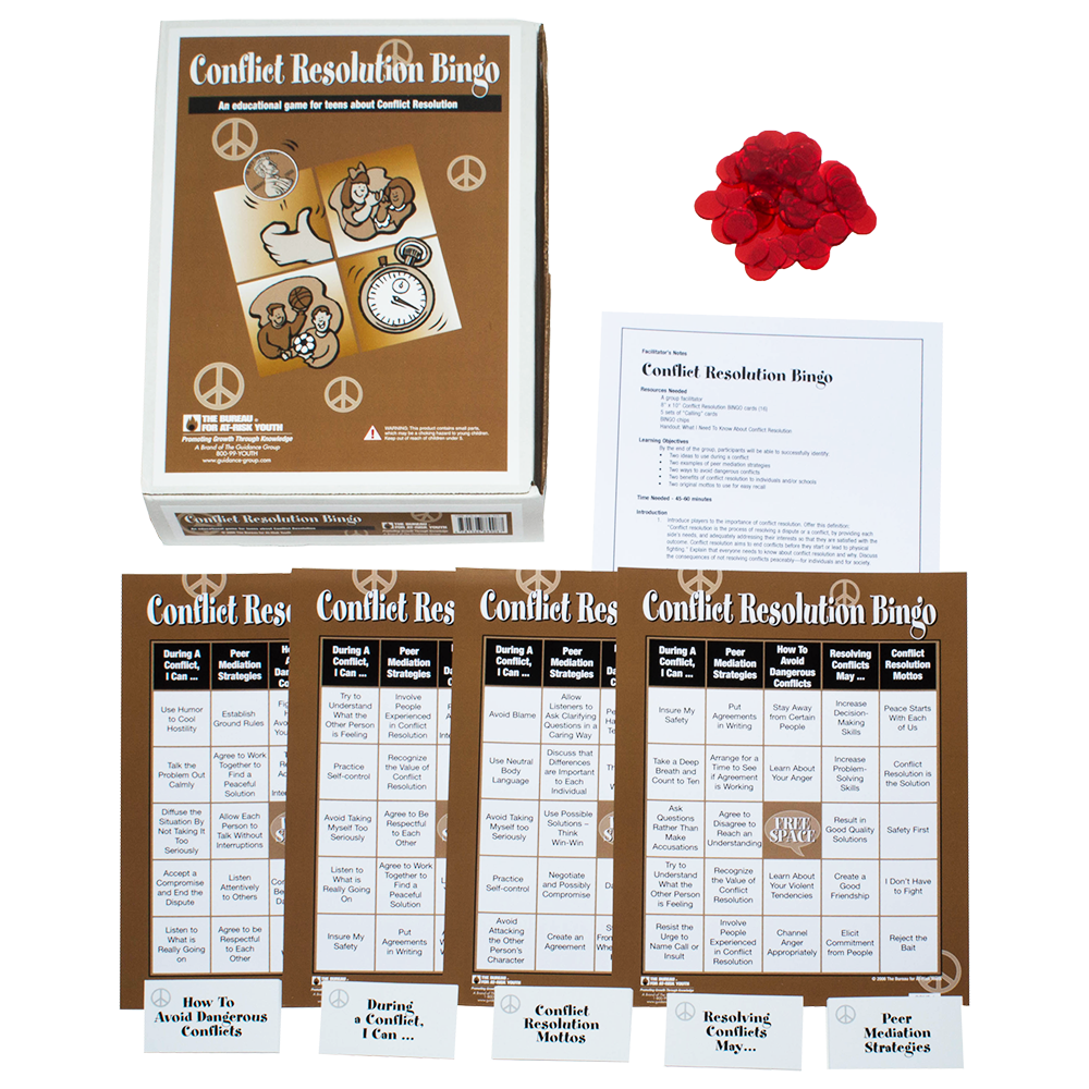 Conflict Resolution Bingo Game – SALE