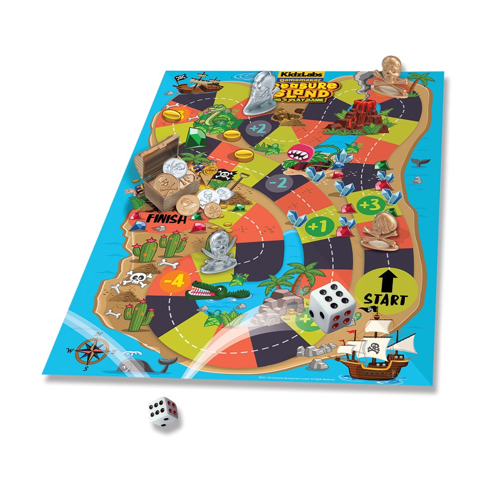 4M - KidzLabs Gamemaker - Treasure Island Dig & Play Game