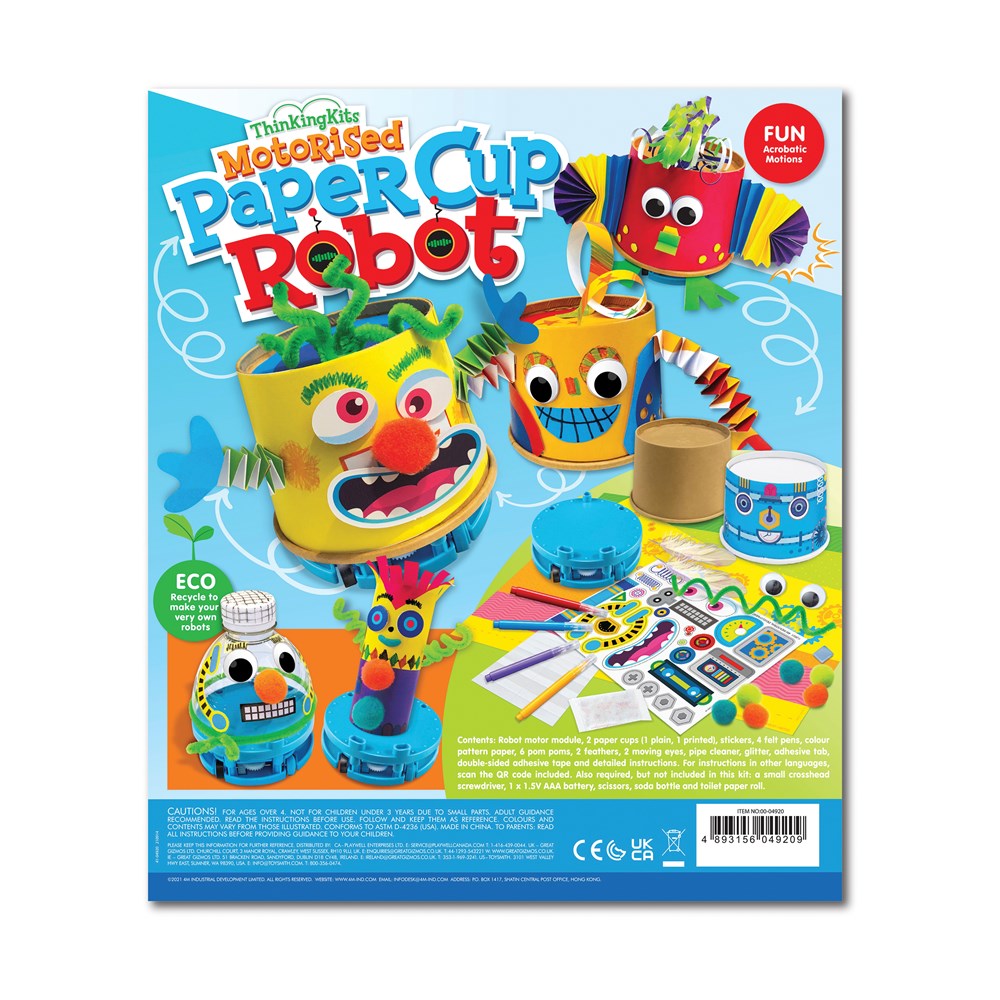 4M - ThinkingKits - Motorised Paper Cup Robot