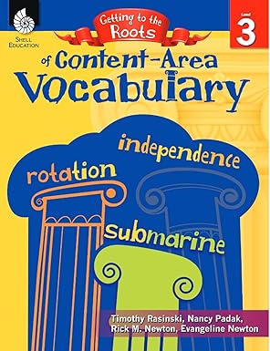 Getting to the Roots of Content-Area Vocabulary Level 3