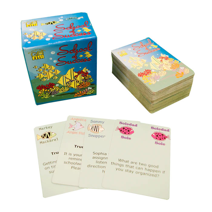 Play 2 Learn Go Fish: School of Success Card Game
