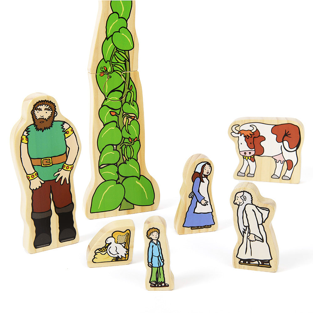 Jack and the Beanstalk Wooden Characters