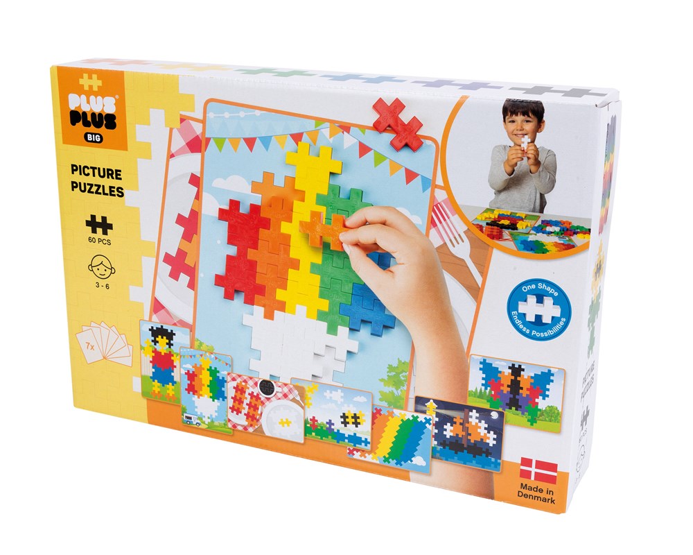 Plus-Plus - BIG - Picture Puzzle Basic - 60 pcs