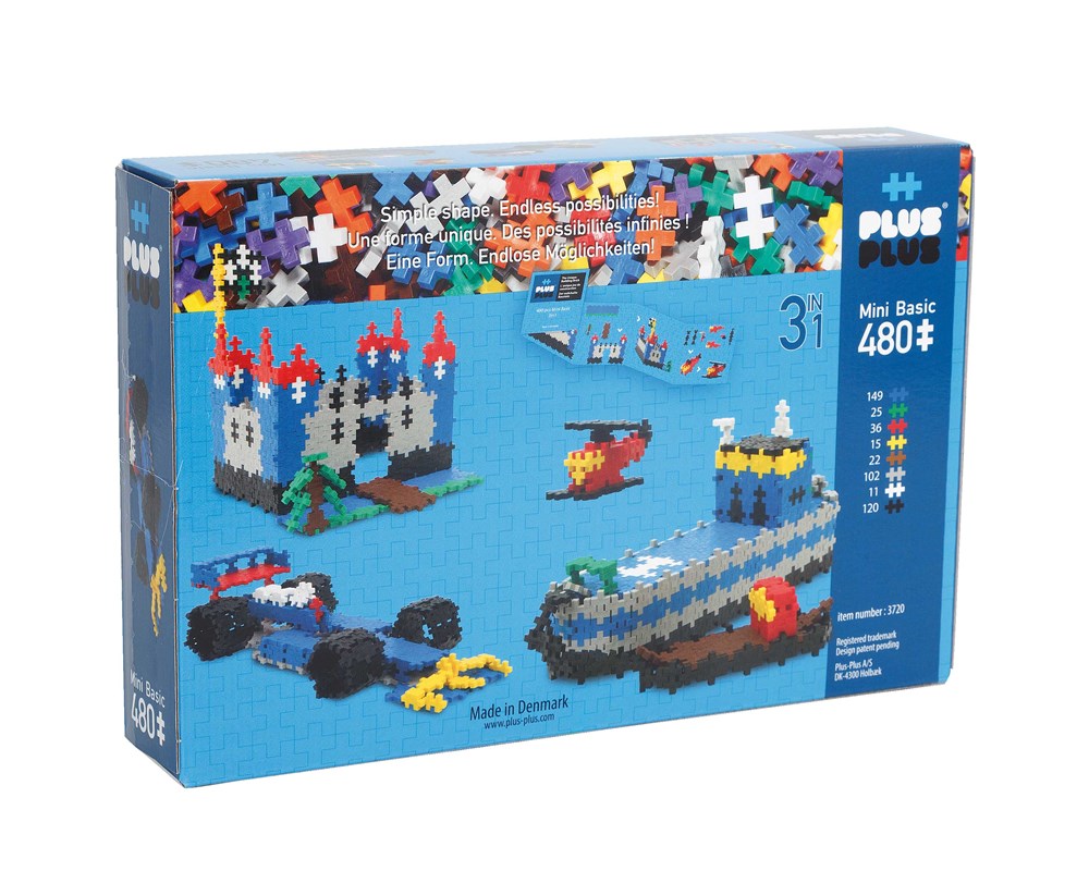 Plus-Plus - Basic - 480pcs - 3in1