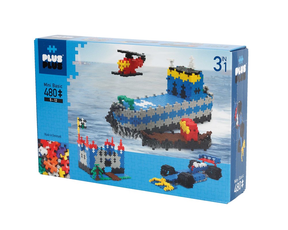 Plus-Plus - Basic - 480pcs - 3in1