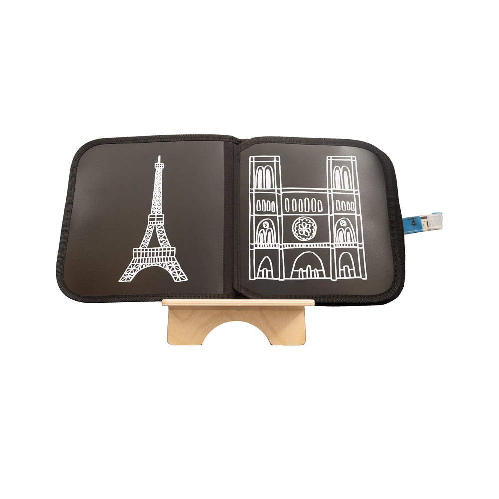 Jaq Jaq Bird - Cities of Wonder Erasable Book - Paris