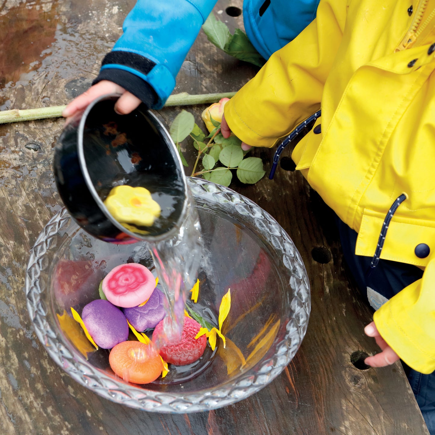 Sensory Play Stones - Flowers