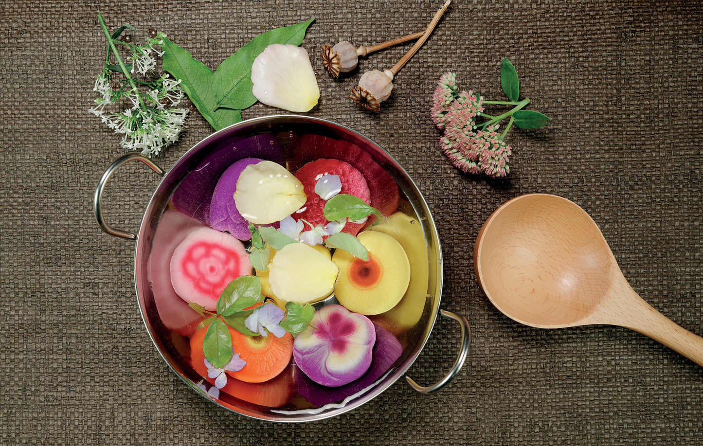 Sensory Play Stones - Flowers