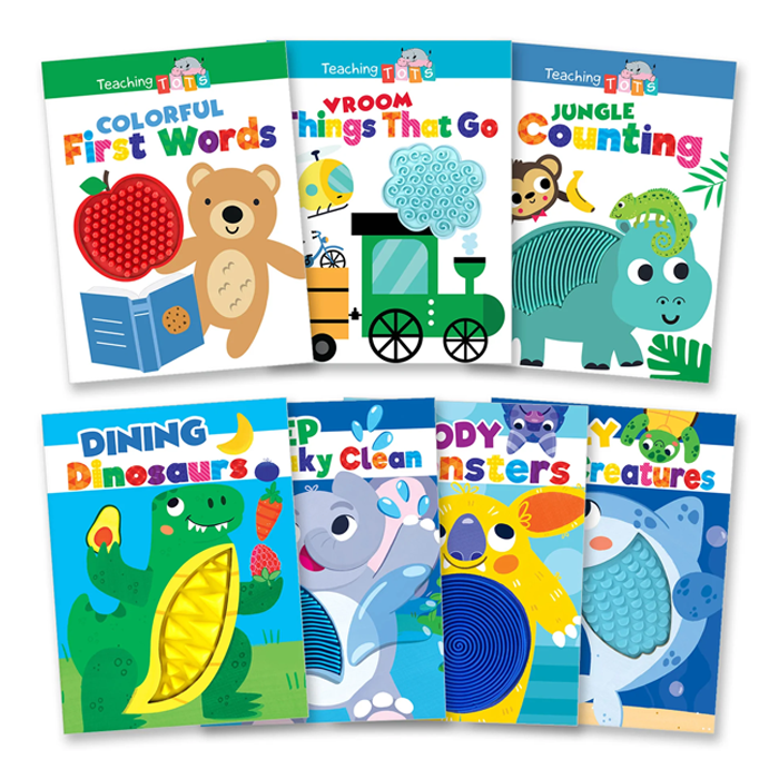 Sensory Silicone Touch and Feel Board Books Collection