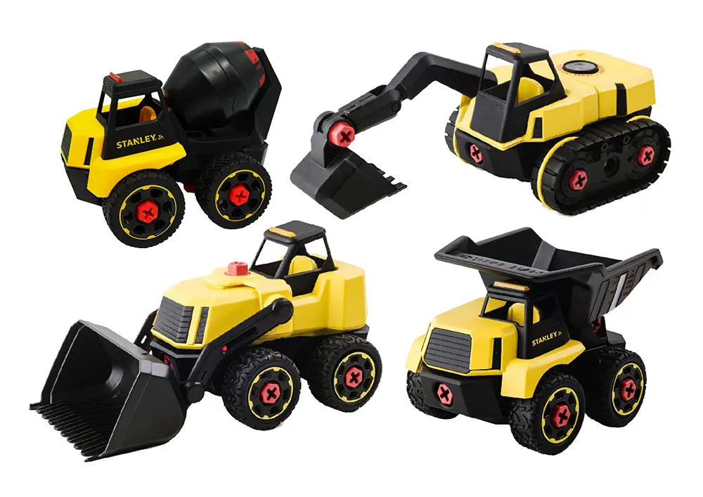Stanley Take Apart Construction Vehicles Set - 96pcs