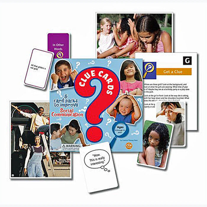 Clue Cards: 5 Card Packs to Improve Social Communication