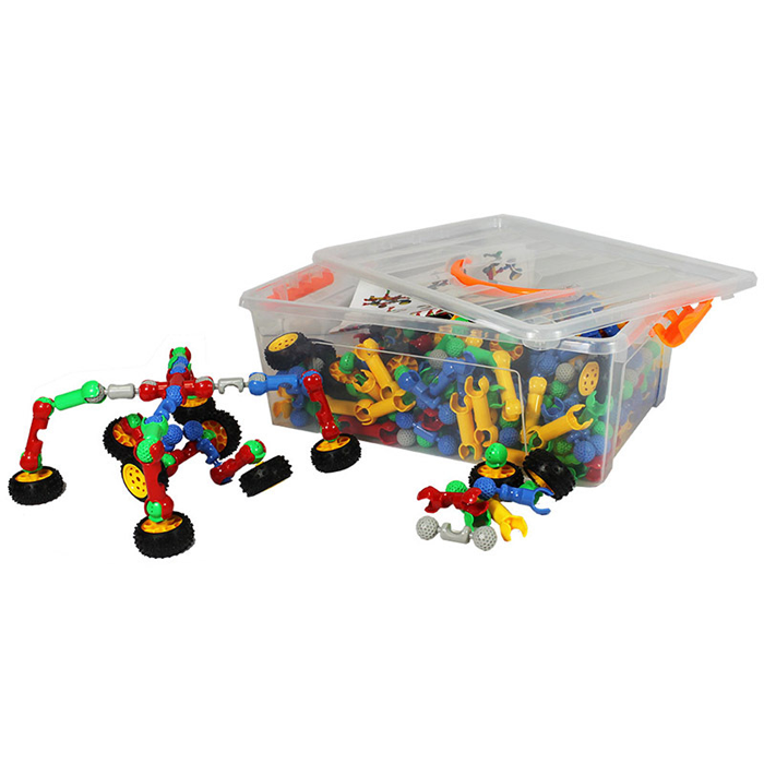 Billy Kidz Construction Set - Pop & Snap Connectors 320pcs
