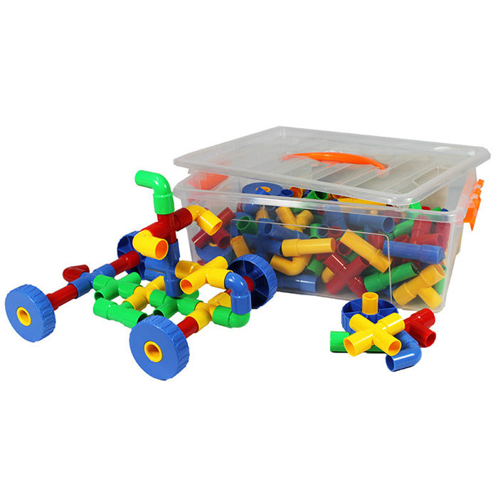 Billy Kidz Construction Set - Pipe Tubes 128pcs
