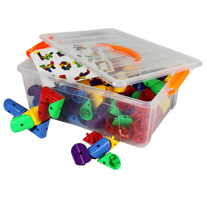 Billy Kidz Construction Set - Twist & Build Tubes 160pcs