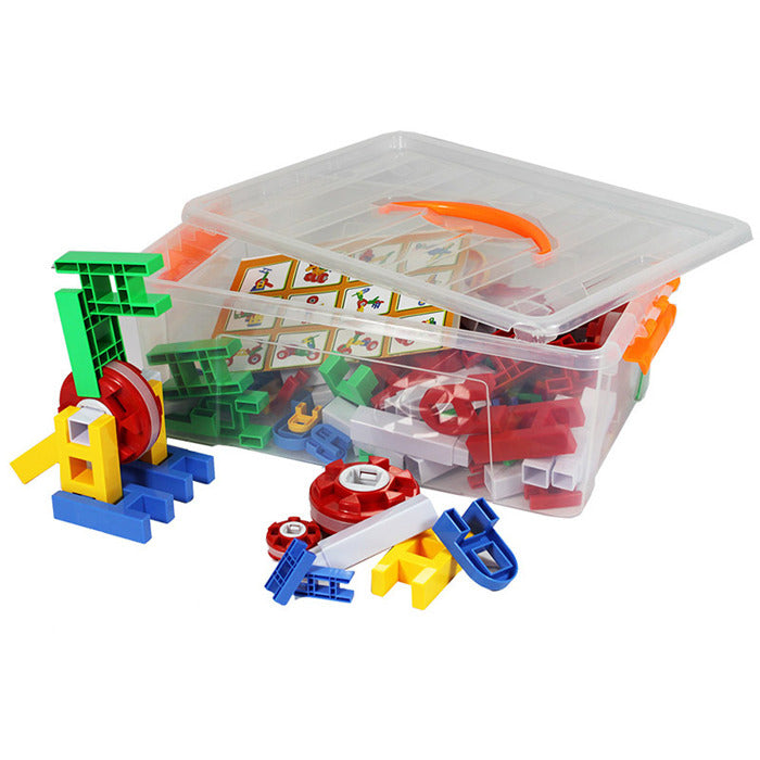 Billy Kidz Construction Set - Building & Wheels 160pcs