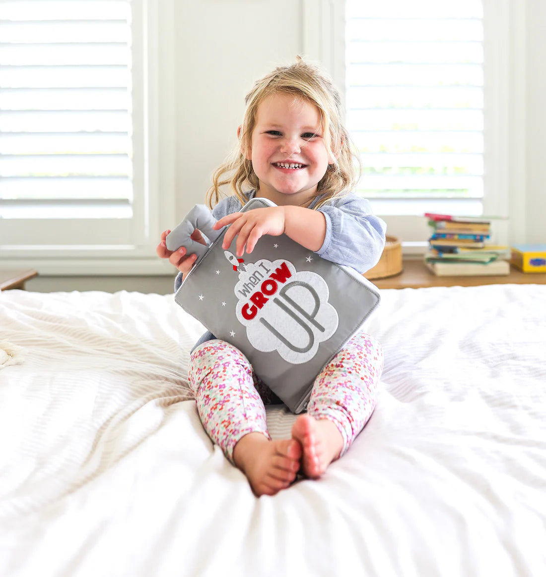 Fabric Activity Quiet Book – When I Grow Up