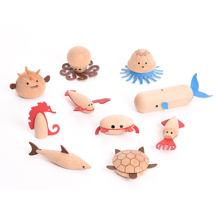 Wooden Sea Creatures - 10pk