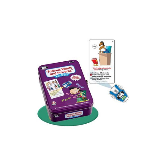 Famous Words and Proverbs Fun Deck