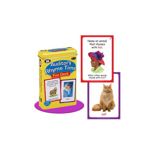 Auditory Rhyme Time Fun Deck