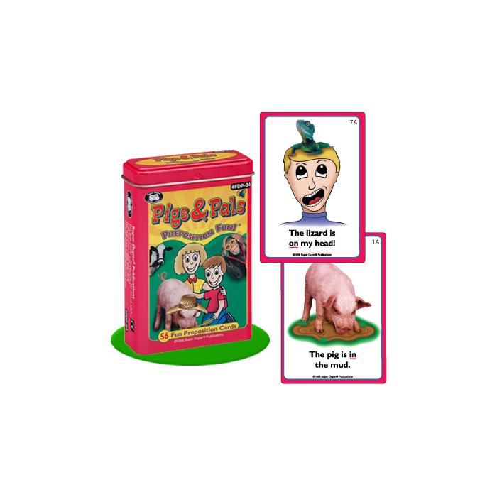 Pigs & Pals Preposition Fun Deck