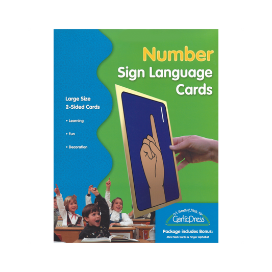 Number Sign Language Cards