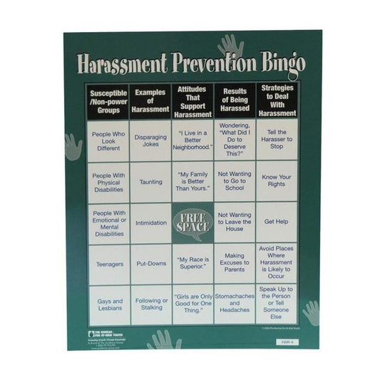 Harassment Prevention Bingo