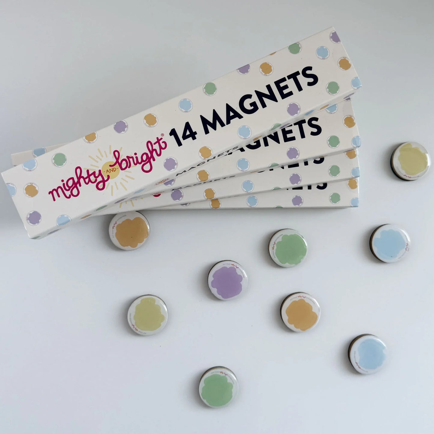 Mighty + Bright Resin Magnets