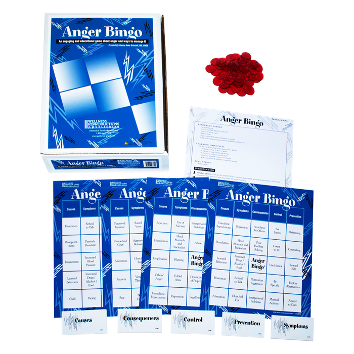 Anger Bingo - Adult Version