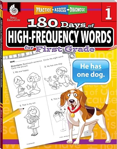 180 Days™: High-Frequency Words (First Grade)
