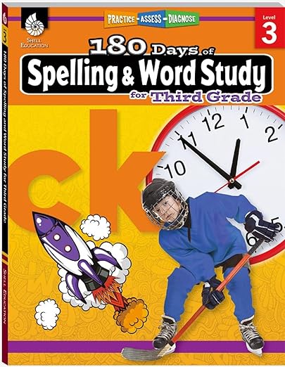 180 Days™: Spelling and Word Study for Third Grade