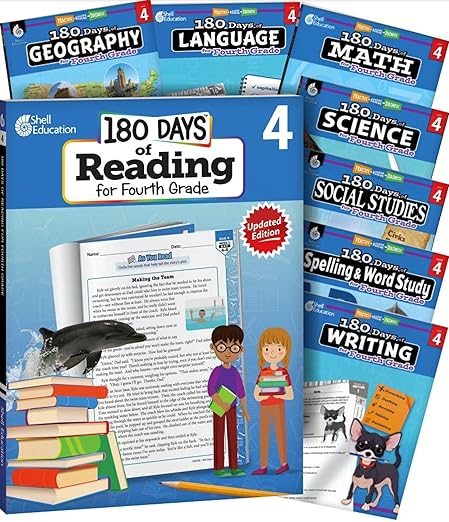 180 Days™ Bundle (Grade 4): 8-Book Set