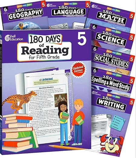 180 Days™ Bundle (Grade 5): 8-Book Set