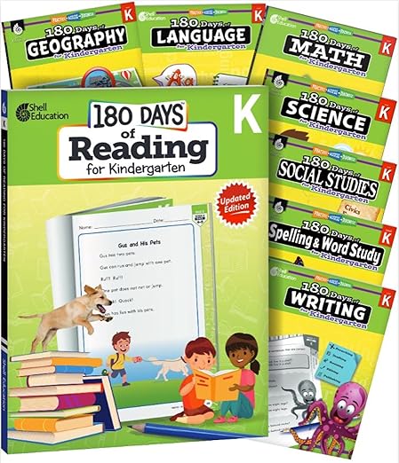 180 Days™ Bundle (Grade K): 8-Book Set