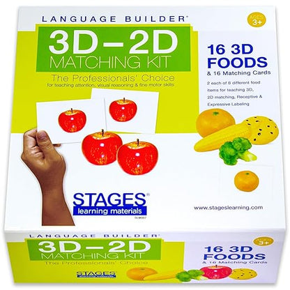 Language Builder 3D - 2D Food Matching Kit